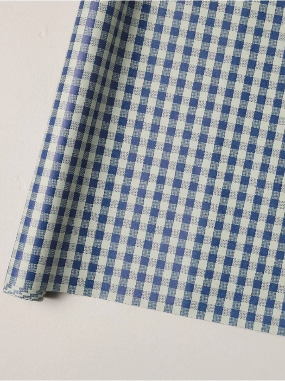 Hearth and Hand Blue Gingham wrapping paper 30 square ft